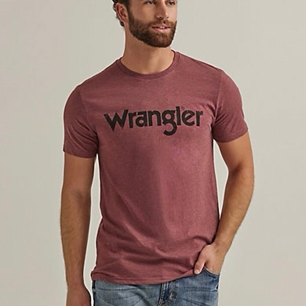 NWT Wrangler Red kabel logo t shirt